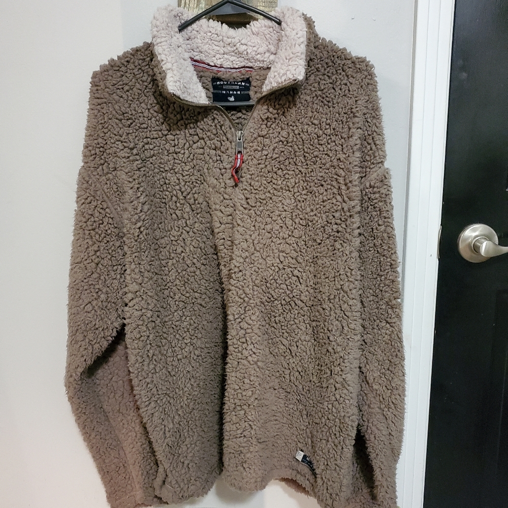 SHERPA PULLOVER JACKET southern marsh L - Unisex